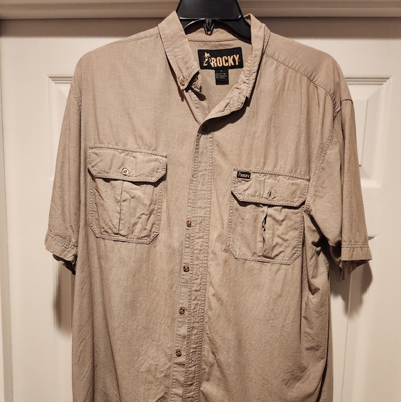 ROCKY mens xl button up - Picture 1 of 3